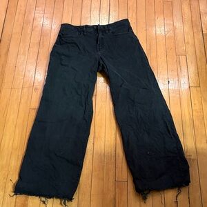Good American Black Relaxed Jeans